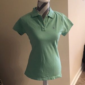 Vineyard Vines mint green polo